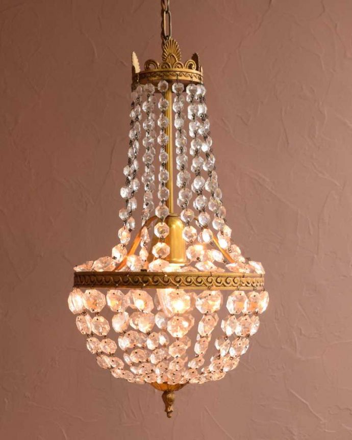 アンティークのシャンデリア