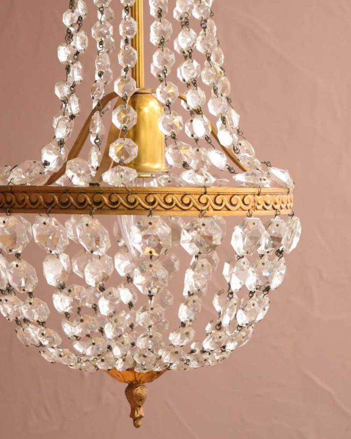 オーバーホウルしたシャンデリア