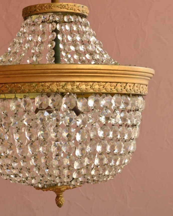 オーバーホウルしたシャンデリア