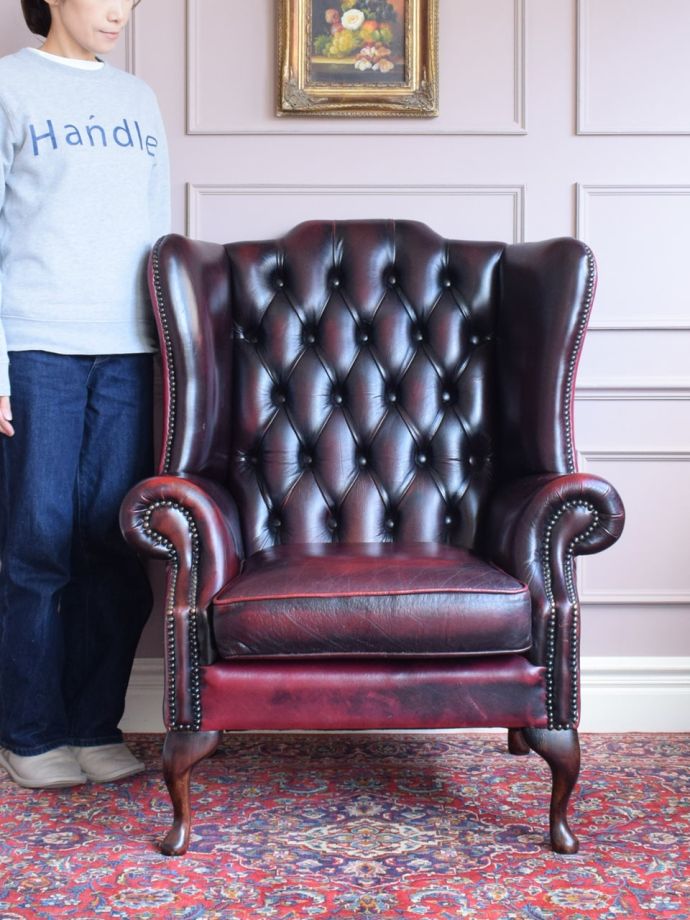 英国アンティークのパーソナルチェア