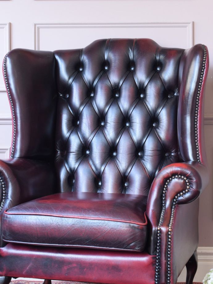 アンティークパーソナルチェアの背もたれ