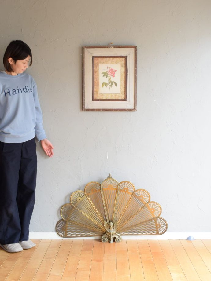 アンティークのスクリーン