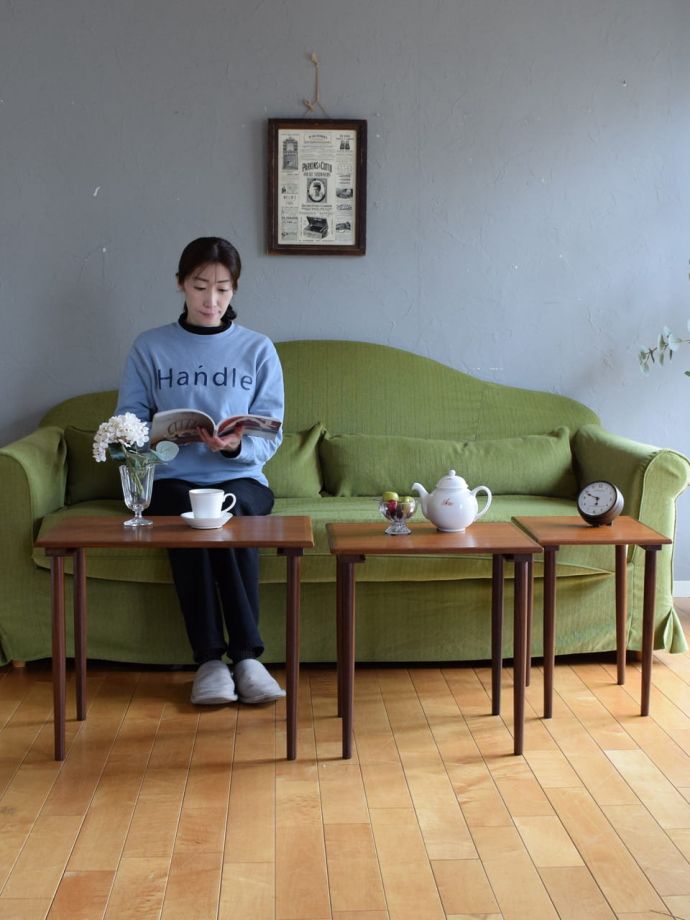 北欧スタイルのおしゃれなネストテーブル