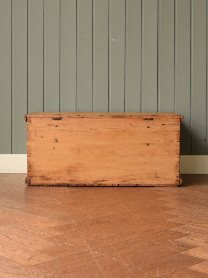 ブランケットボックスの後ろ姿