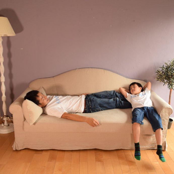 家族で使うオシャレソファ