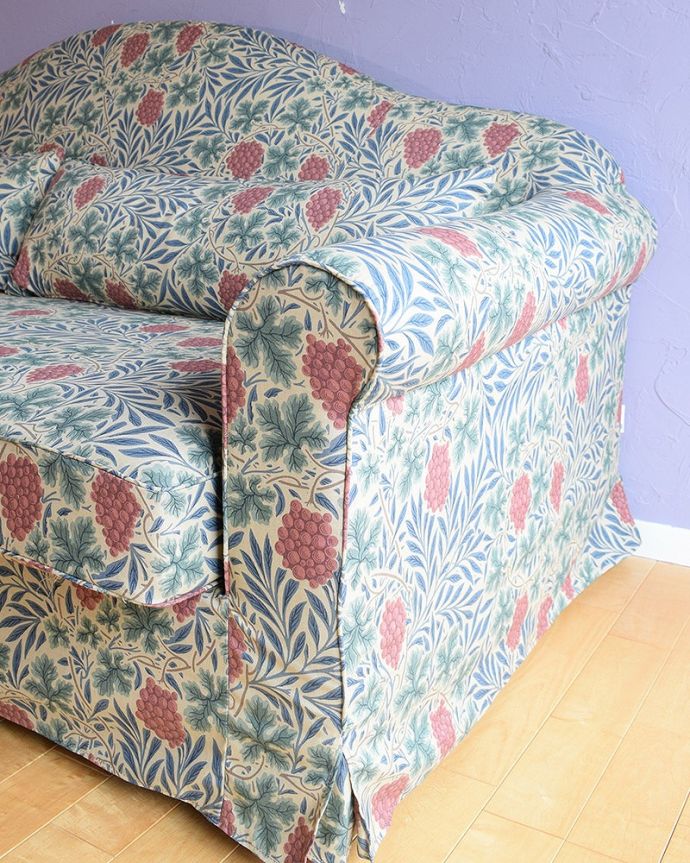 ウィリアムモリスのソファのアーム