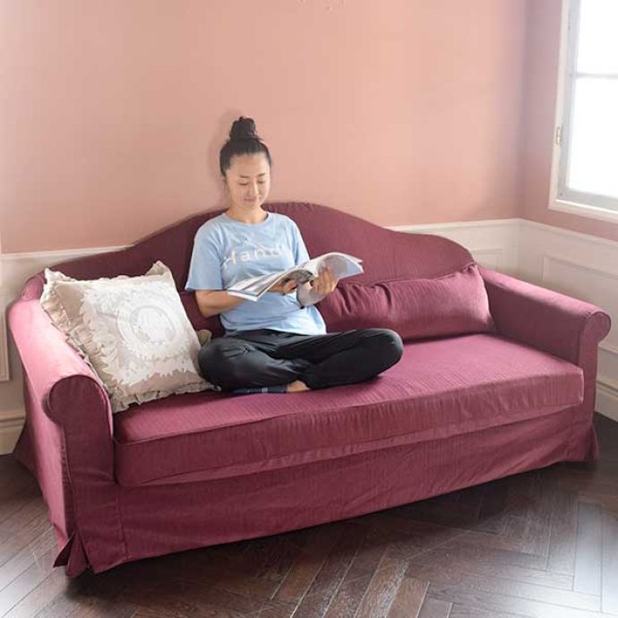 一緒に組み合わせて使えるペット用のソファ