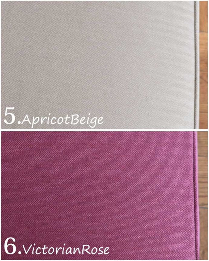 5.アプリコットベージュ<br>6.ビクトリアンローズ