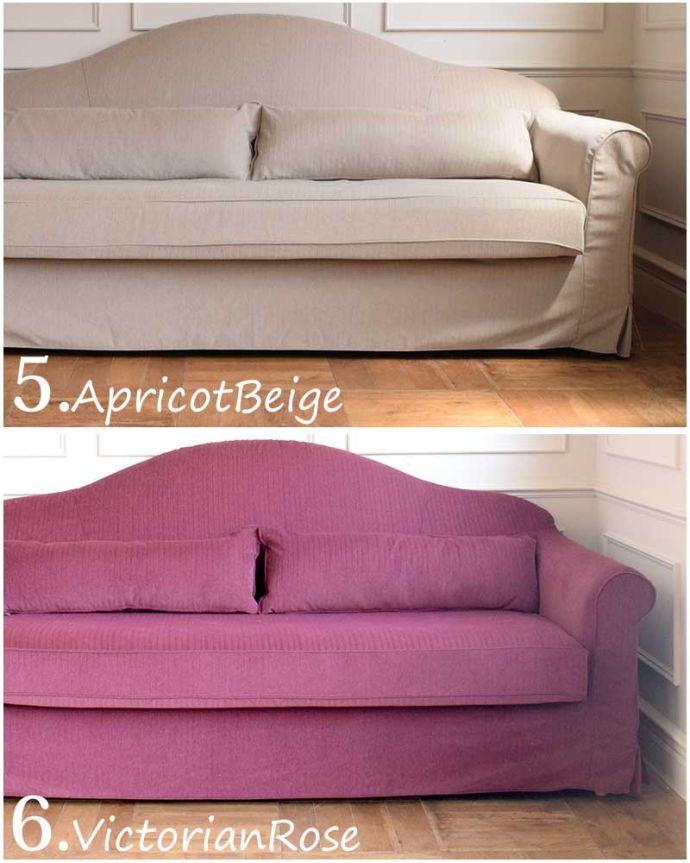 5.アプリコットベージュ<br>6.ビクトリアンローズ
