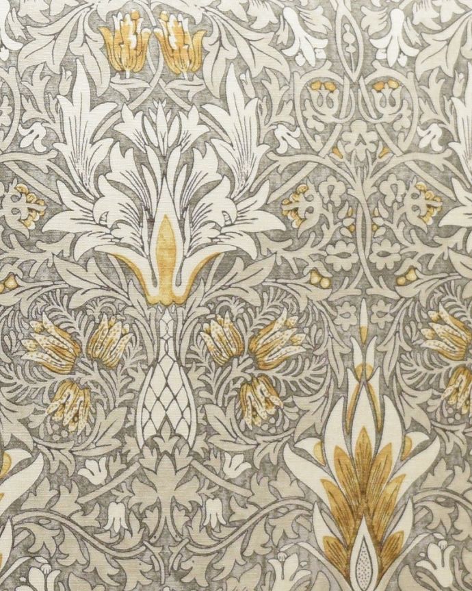 アンティーク風の椅子 アンティーク風 ウィリアムモリスの生地が美しいHandleオリジナルスツール「Marie(マリー)」 スネークヘッドインドのテキスタイルに影響を受けたデザインで、釣鐘状に描かれたお花がモチーフとなっています。(hos-201)