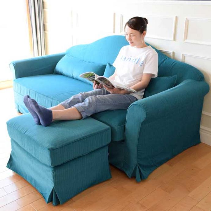 一緒に組み合わせて使えるペット用のソファ