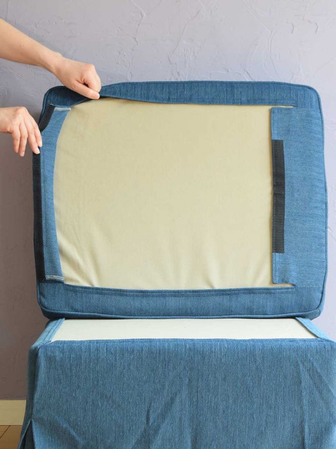 お家の洗濯機で洗えるスツール