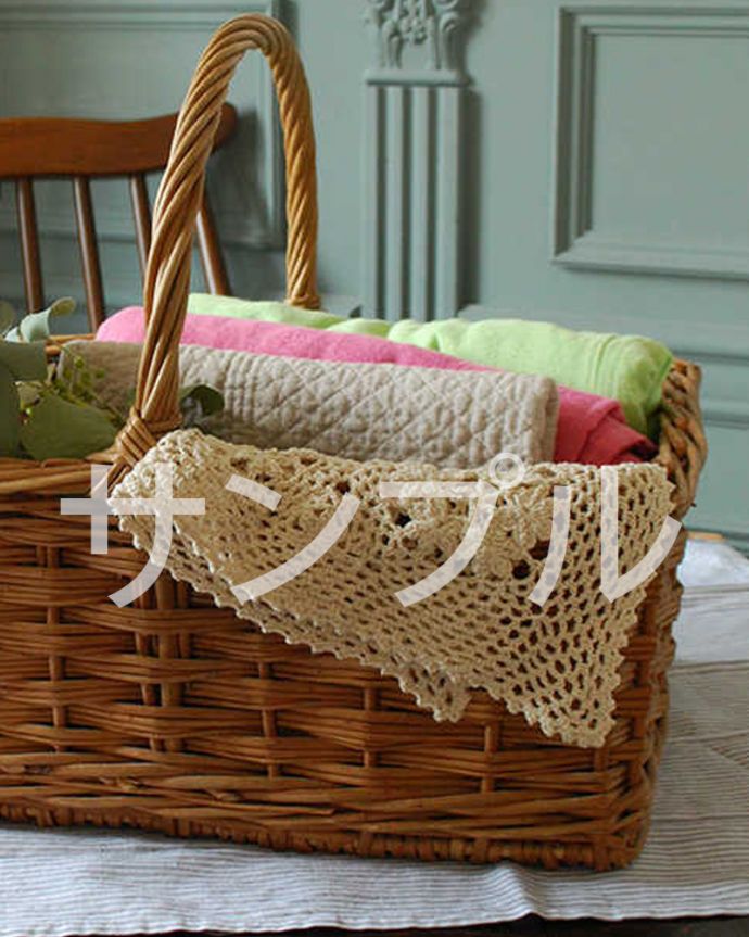 アンティークのバスケット