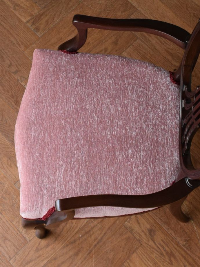 アンティークの椅子の座面