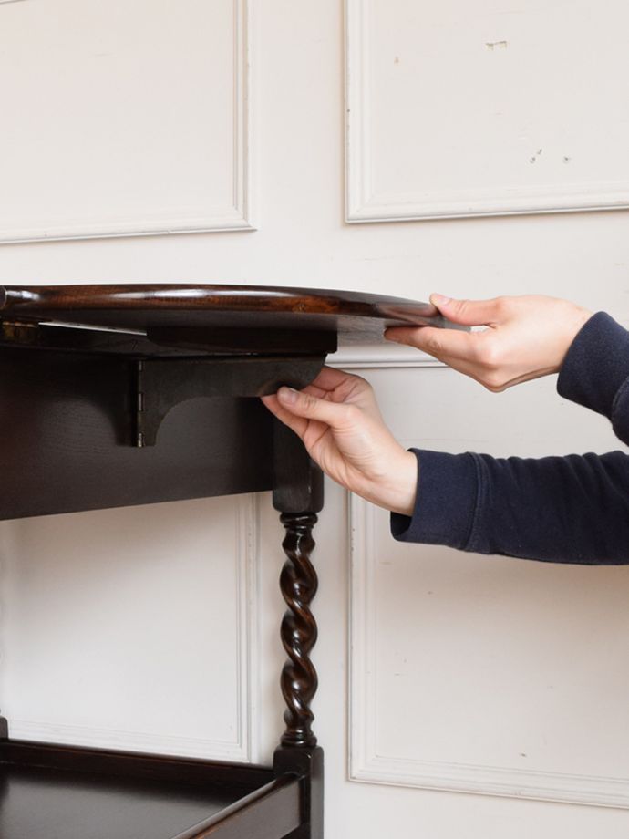 伸長式ワゴンのサイズ変更方法