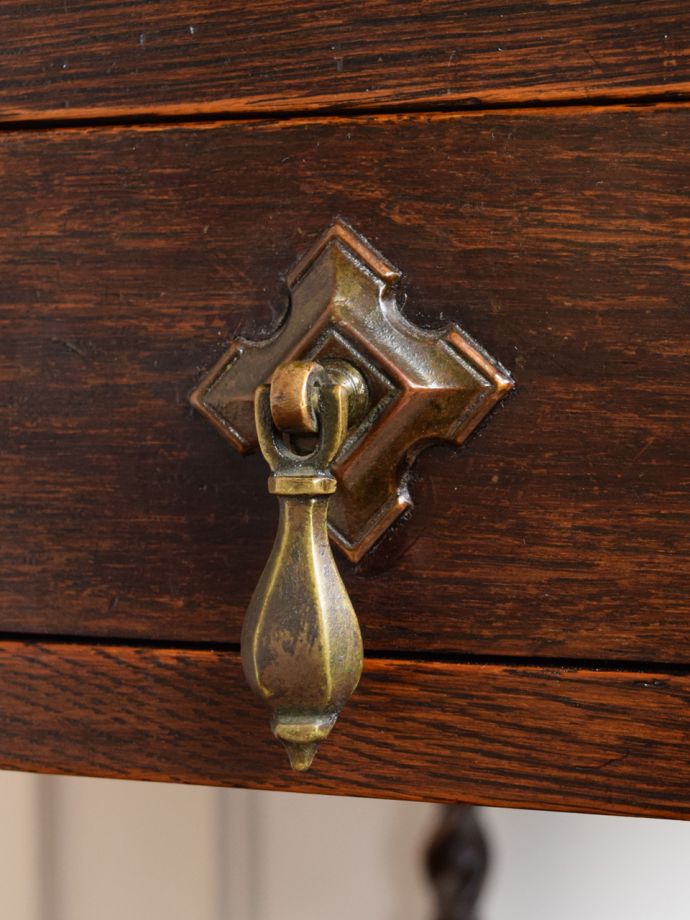 アンティークワゴンの取っ手