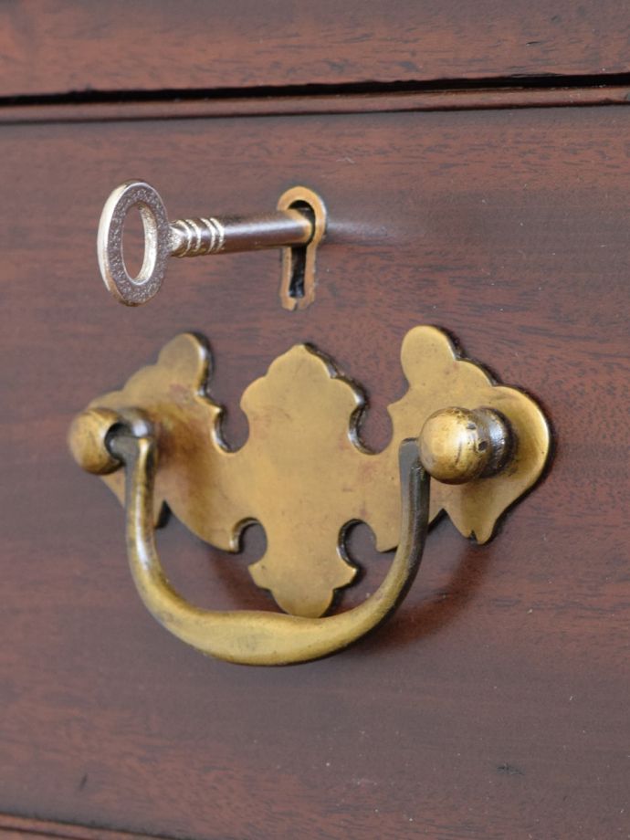 アンティークデスクの取っ手