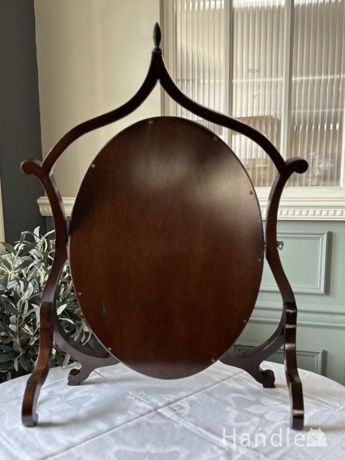 アンティークミラーの裏側