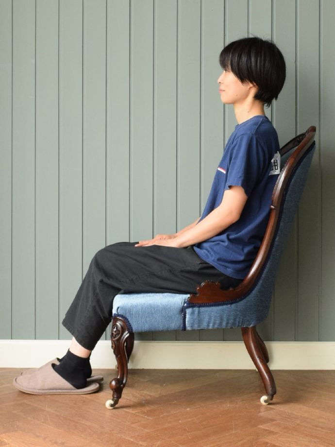 おしゃれな一人掛けソファの掛け心地