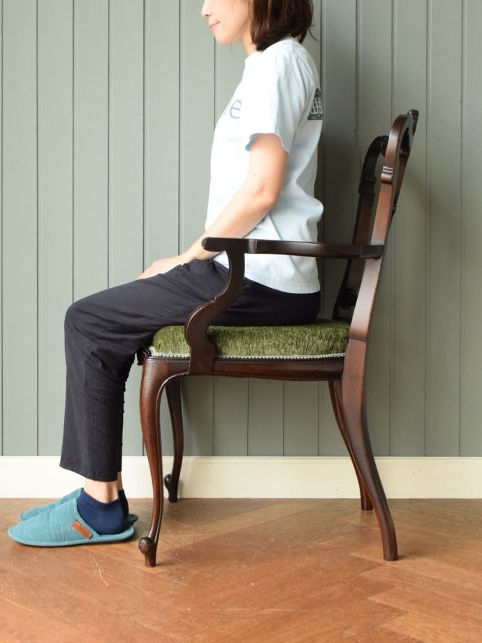 サロンチェアの掛け心地