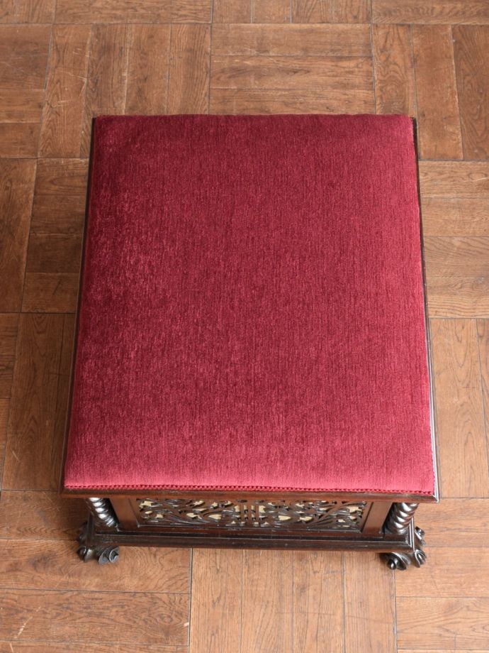 アンティーク椅子の座面