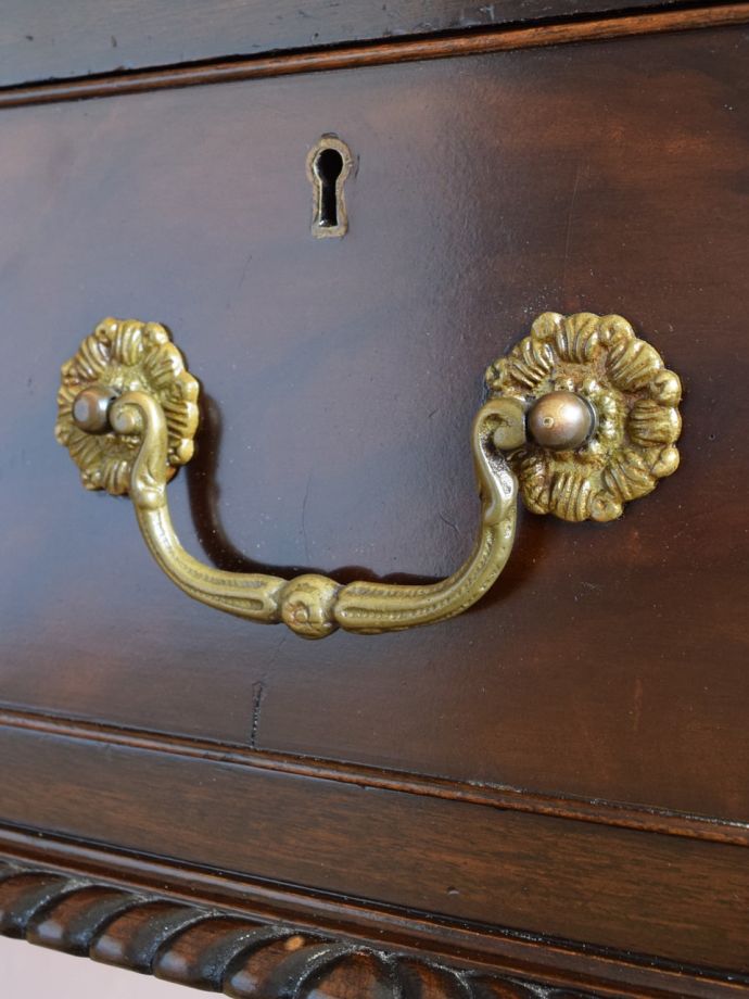 アンティークデスクの取っ手