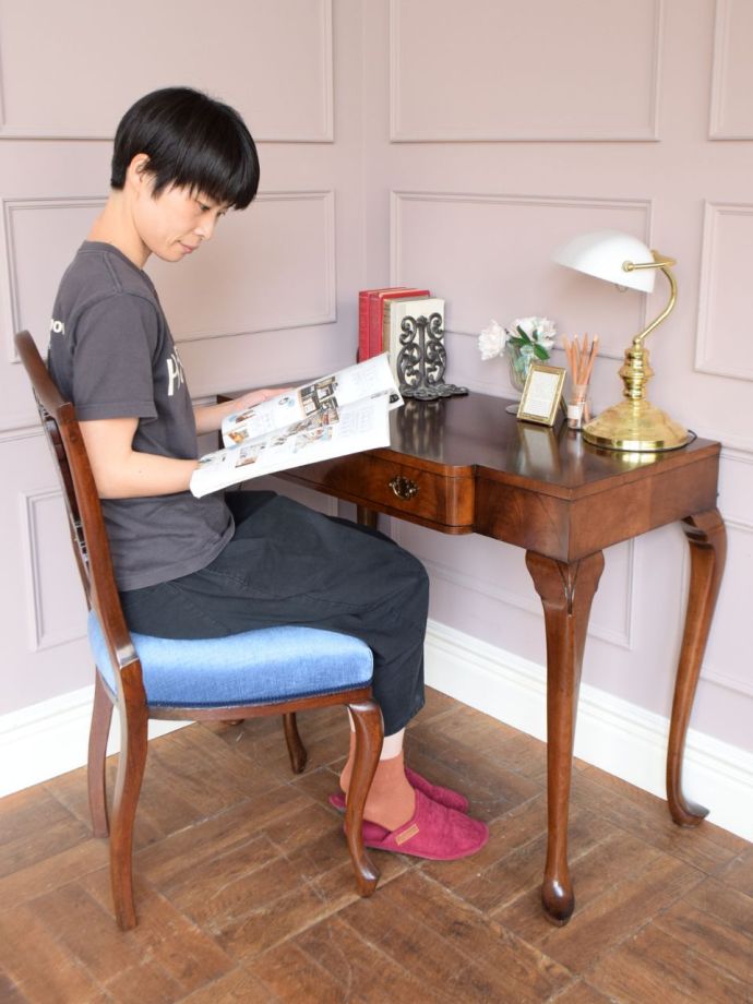 書斎机で楽しむ贅沢な時間