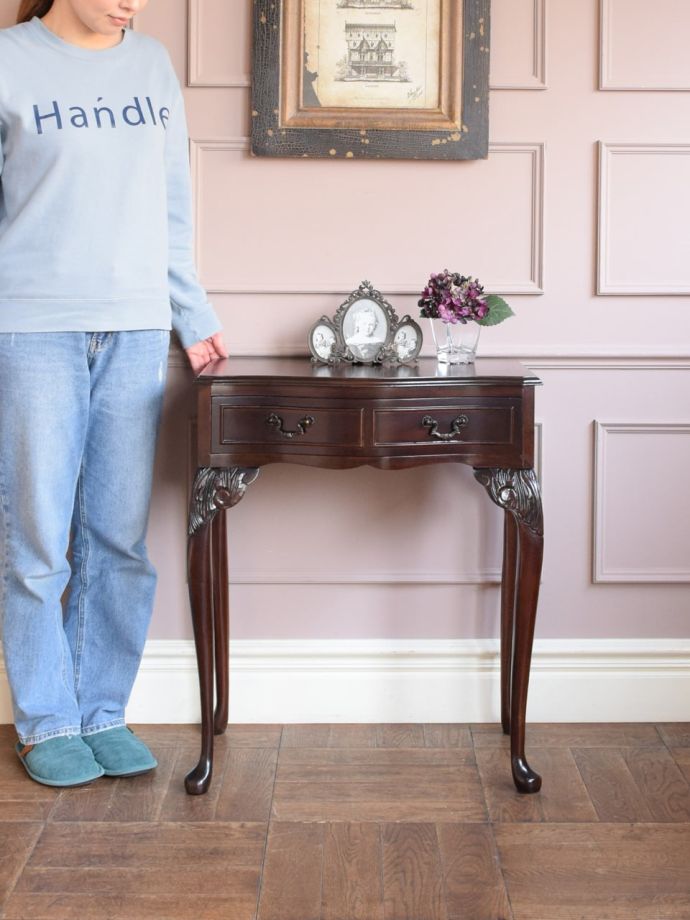 英国アンティークのデスク