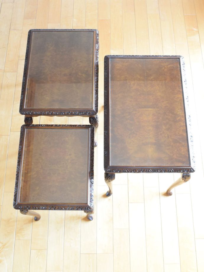 アンティークのテーブルの天板