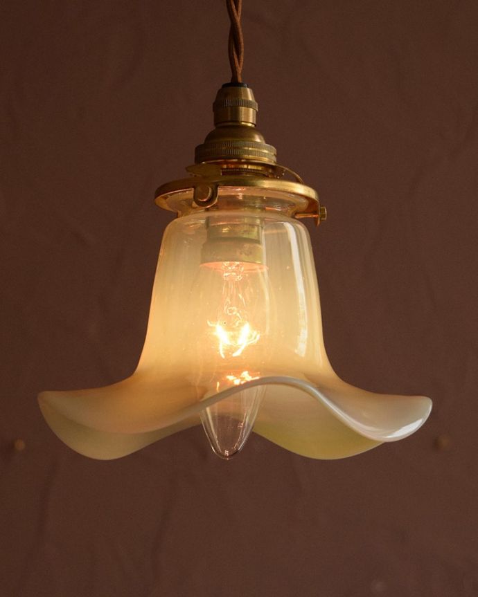 ペンダントライト 照明・ライティング ランプシェード お部屋のアクセサリーに使って欲しいアンティーク照明器具の中で気軽に使いやすいペンダントライト。(j-179-z)