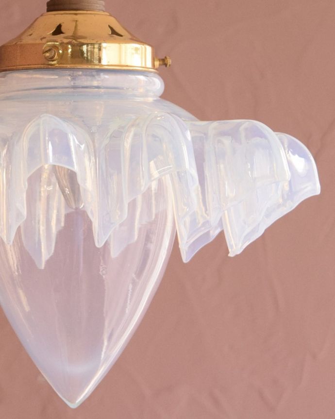 ペンダントライト　照明・ライティング　ランプシェード　アンティークらしいデザインこだわりたい方におススメのアンティークのシェード。(j-182-z)