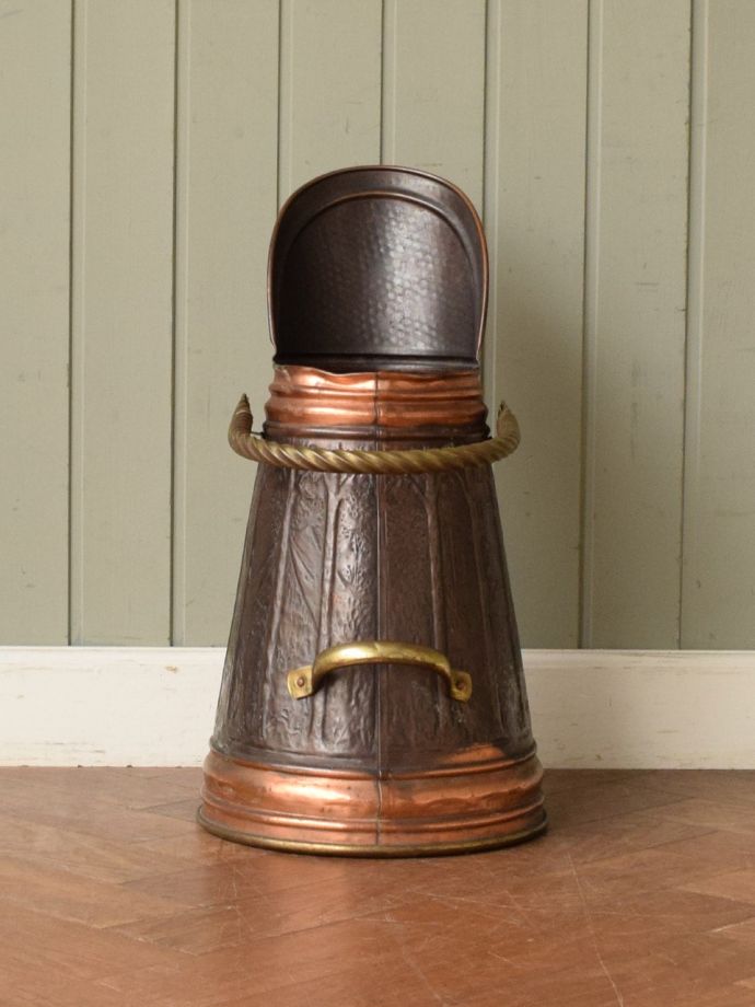 アンティークのコールバケツ