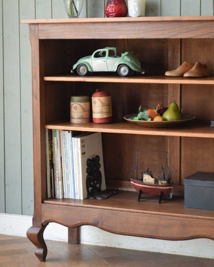 フランスから届いたシンプルでオシャレなアンティーク家具、オープン棚