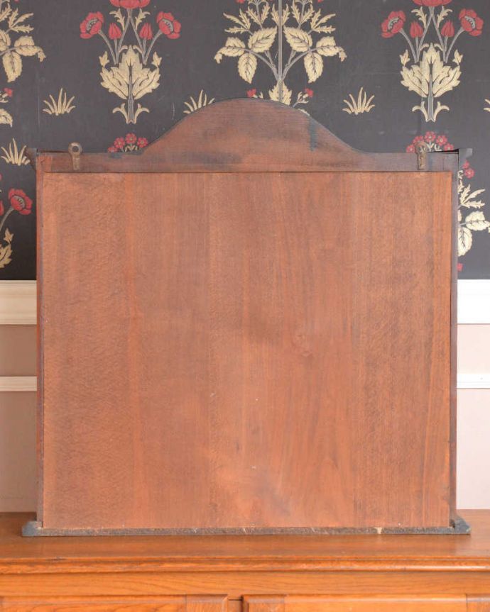 ウォールキャビネット　アンティーク家具　壁に掛ける小さなアンティーク家具、フランスのウォールキャビネット。後ろ姿も見て下さい。(j-2221-f)