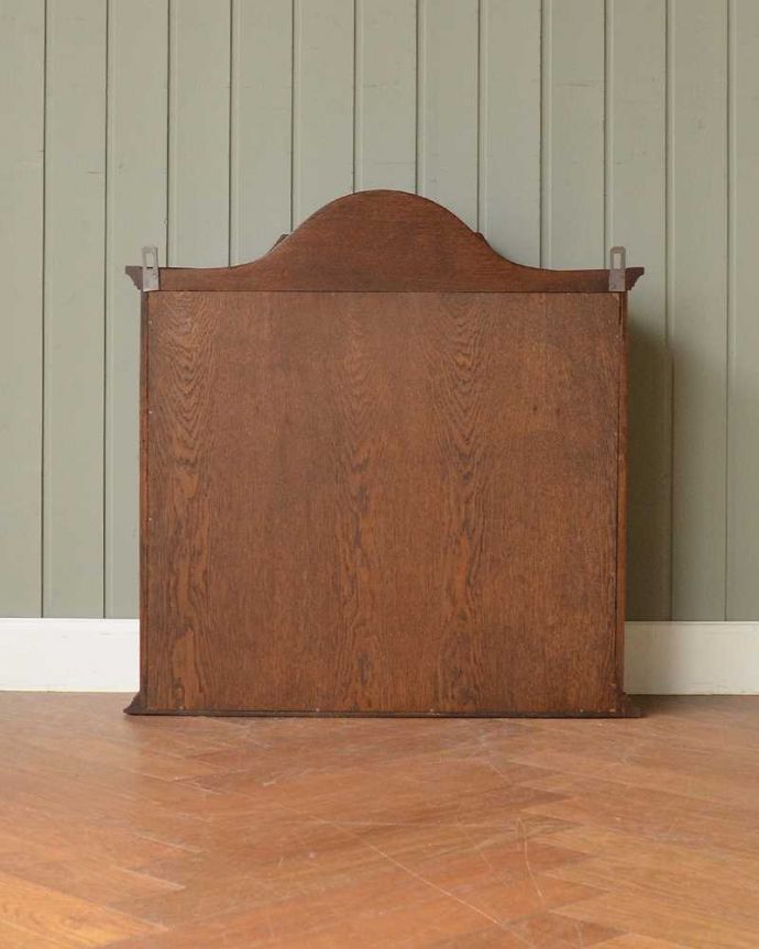 ウォールキャビネット　アンティーク家具　フランスから到着したアンティークウォールキャビネット。後ろ姿も見て下さい。(j-2424-f)