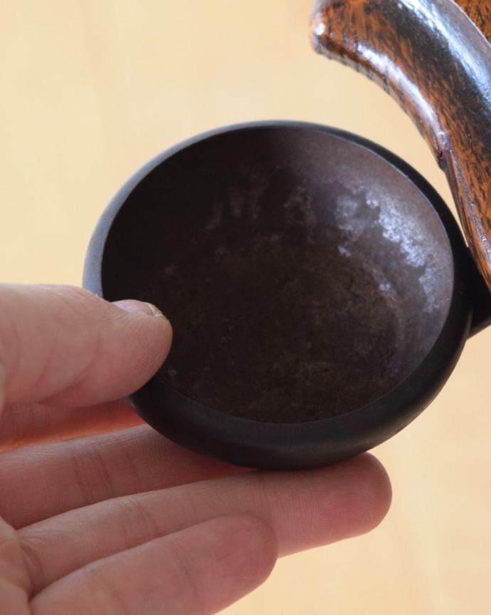 アンティークのテーブル　アンティーク家具　オケージョナルテーブル　皿(j-2711-f)