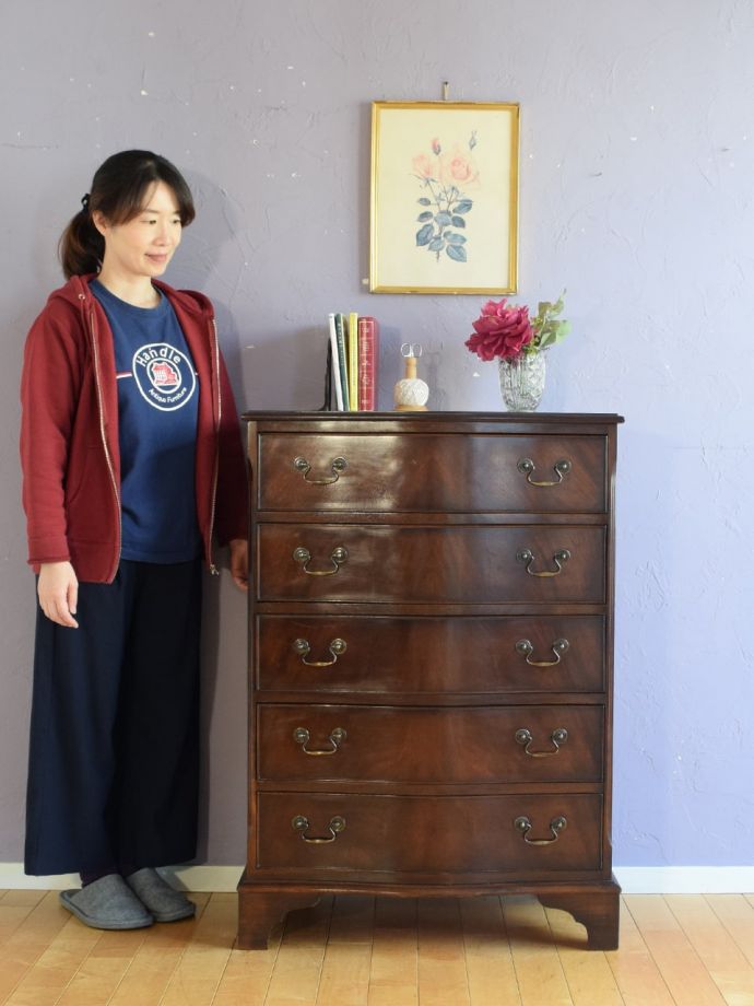 英国アンティークのチェスト