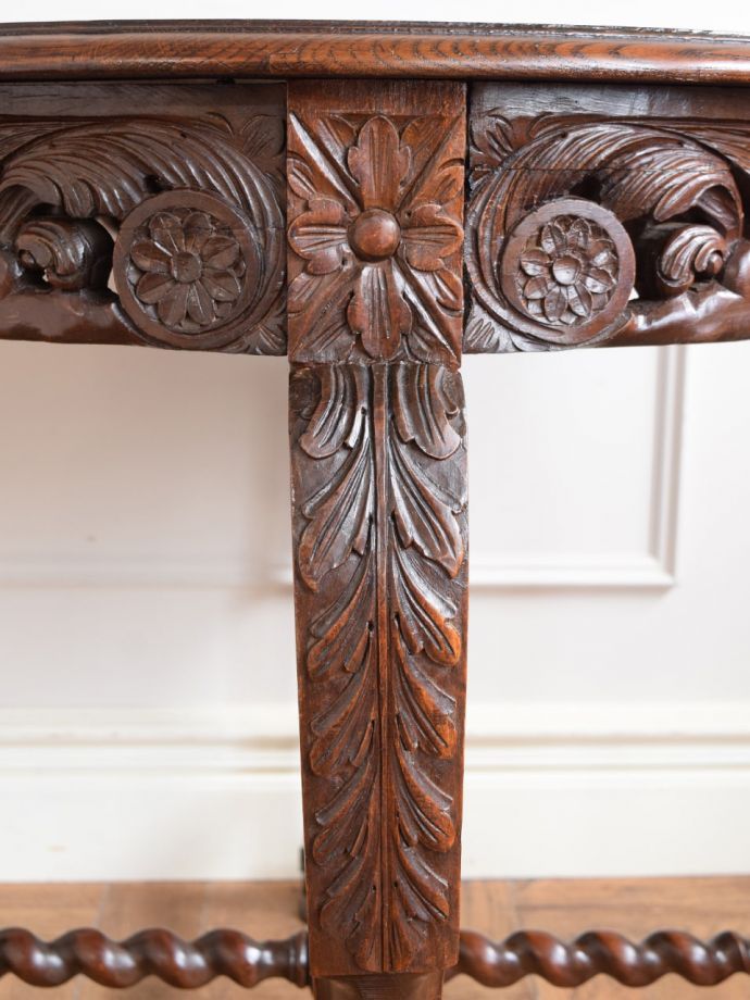 テーブルの装飾