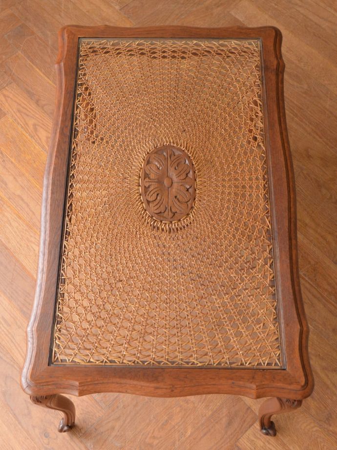 アンティークコーヒーテーブルの天板