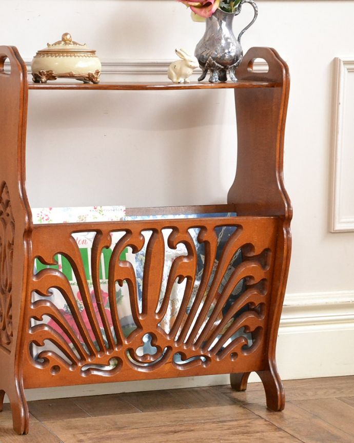 おしゃれなマガジンラックの収納量