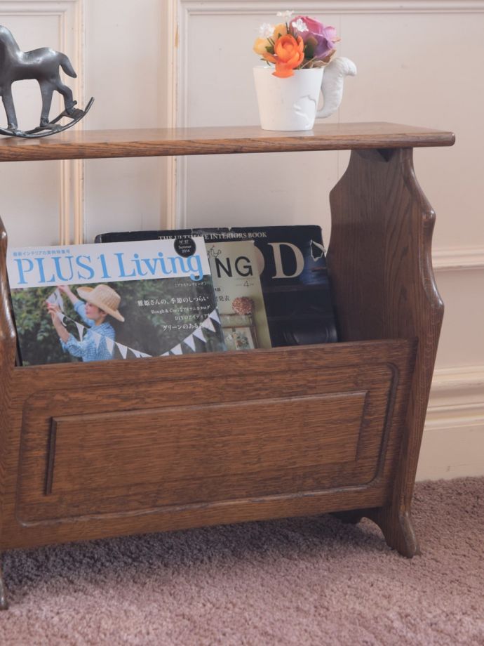 おしゃれなマガジンラックの収納量