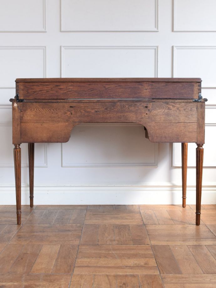 アンティークの書斎机、リモートワークに最適なワークデスク(j-2861-f