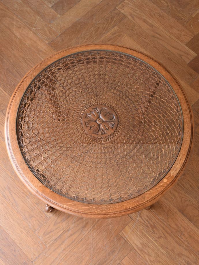 アンティークコーヒーテーブルの天板