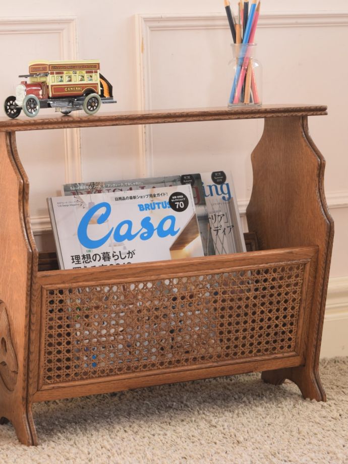 おしゃれなマガジンラックの収納量