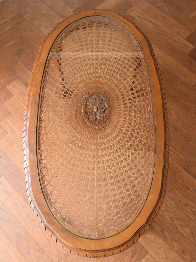 アンティークコーヒーテーブルの天板