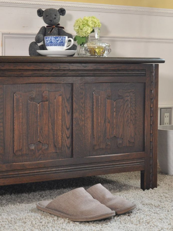 ブランケットボックスの装飾