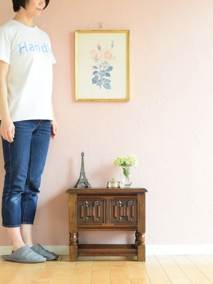 アンティークのブランケットボックス