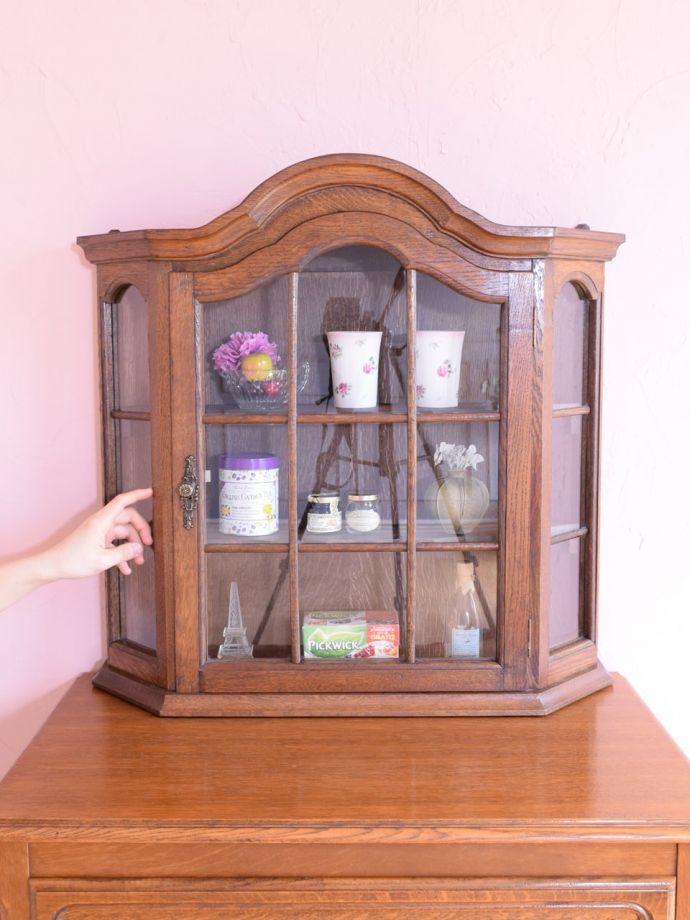 フランスのアンティークウォールキャビネット