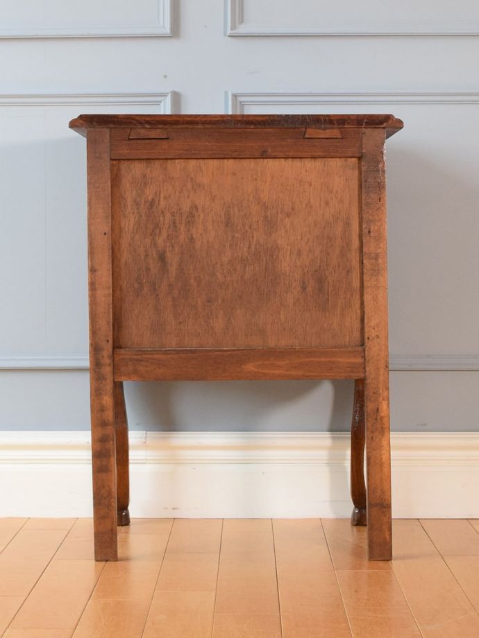 サイドチェストの後ろ姿