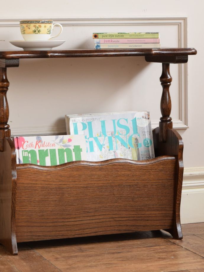 おしゃれなマガジンラックの収納量